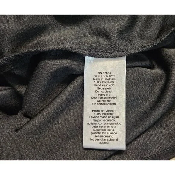 SLNY Floral Print Maxi Dress Halter Neckline Fitted Bodice Flowing Skirt Sz 12 - Picture 7 of 7